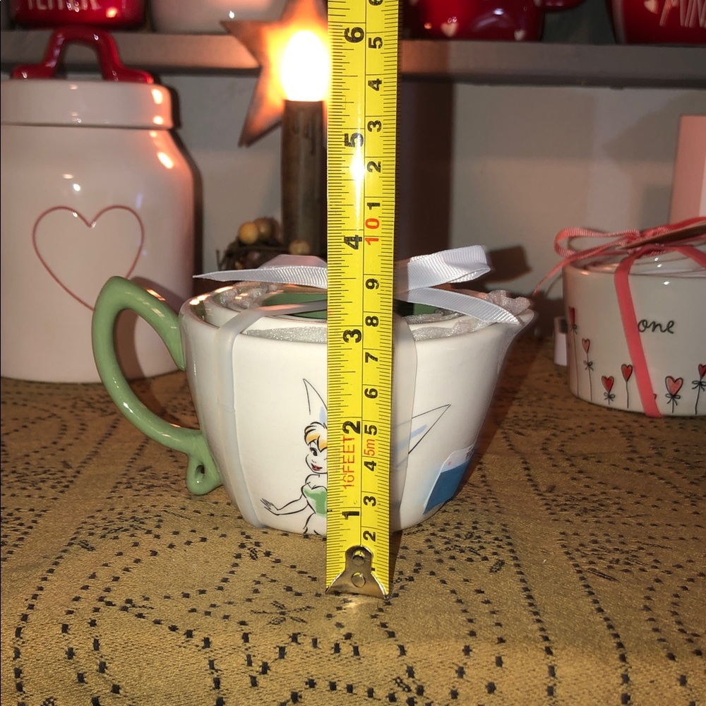 Rae Dunn Disney Tinkerbell Measuring Cups Green Handle - Picture 9 of 12